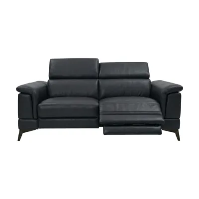 XXXLutz 2-Sitzer Schwarz 172x80x110 cm