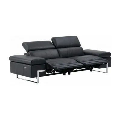 XXXLutz 2-Sitzer Schwarz 195x75x109 cm