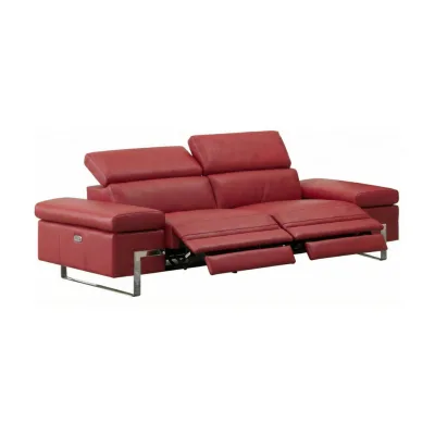 XXXLutz 3-Sitzer Rot 223x75x109 cm