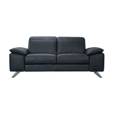 XXXLutz 3-Sitzer Schwarz 220x80x104 cm