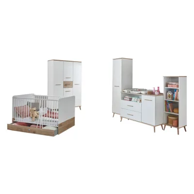 XXXLutz Babyzimmer Weiß 120x200x80 cm