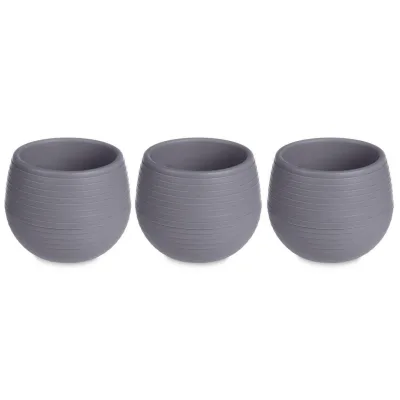 XXXLutz Blumentöpfe Anthrazit 6 cm