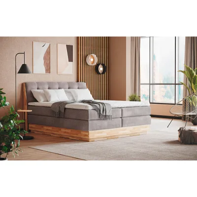 XXXLutz Boxspringbett Beige 200x200 cm