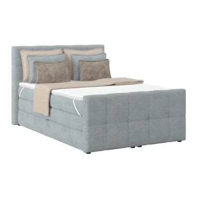 XXXLutz Boxspringbett Silber 140x200 cm