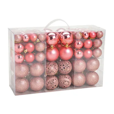 XXXLutz Christbaumkugel-Set Rosa, Pink