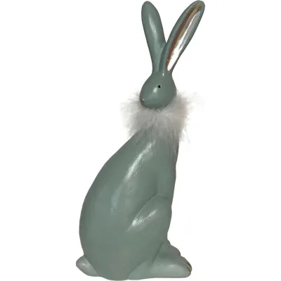 XXXLutz Dekohase Silber, Weiß, Hellblau 13.5x31x9.5 cm
