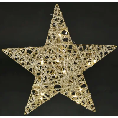 XXXLutz Dekostern Gold 30x30 cm
