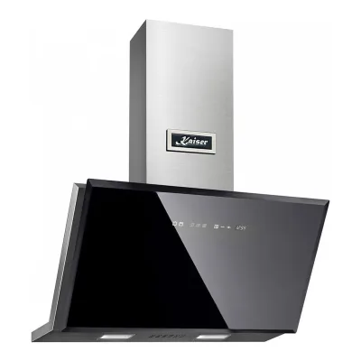 XXXLutz Dunstabzugshaube Schwarz 90x78.8x48 cm