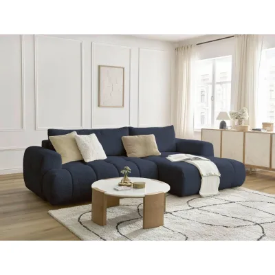 XXXLutz Eckschlafsofa Fuji Dunkelblau 292x160 cm
