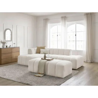 XXXLutz Ecksofa Annecy Weiß 262x170 cm