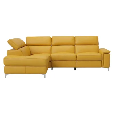 XXXLutz Ecksofa Gelb 224x81x271 cm