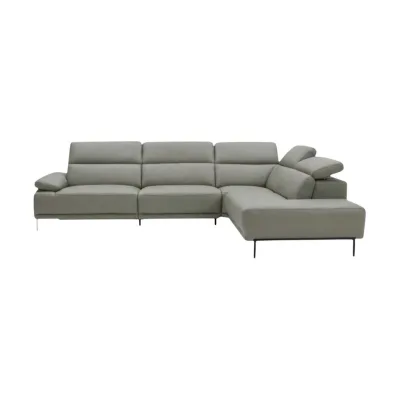 XXXLutz Ecksofa Hellgrau 282x220 cm