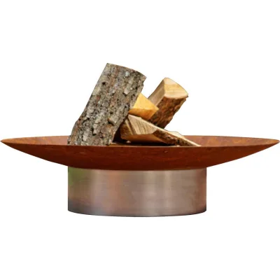 XXXLutz Feuerschale Svenskav Grace M 2076 Rost, Edelstahl 58x13.6x58 cm