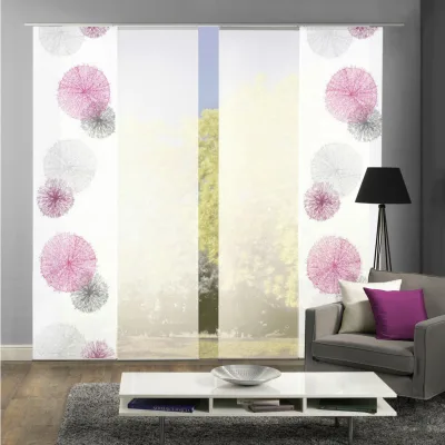 XXXLutz Flächenvorhang Flieder 60x245 cm