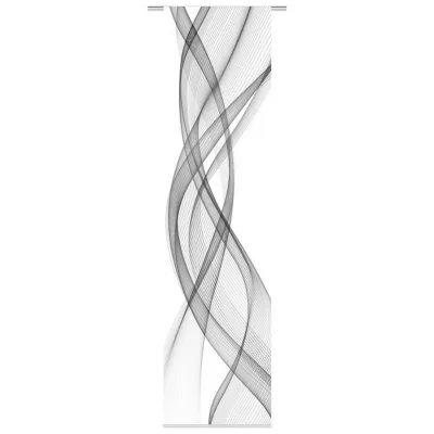 XXXLutz Flächenvorhang Grau 60x245 cm