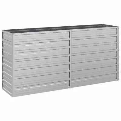 XXXLutz Garten-Hochbeet Silber 160x77x40 cm