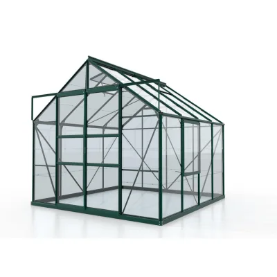 XXXLutz Gewächshausbausatz Grün 257x231.8x258 cm
