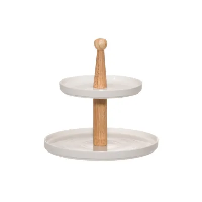 XXXLutz Keramiketagere Weiß 23.5 cm