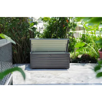 XXXLutz Kissenbox Anthrazit 165x62x70 cm