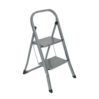 XXXLutz Klapptrittleiter Michelino Silber 3x86x41.5 cm