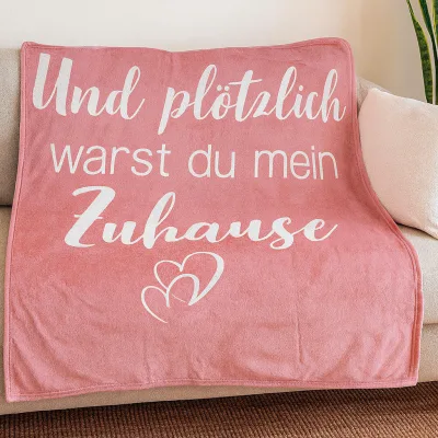 XXXLutz Kuscheldecke Rosa 130x160 cm
