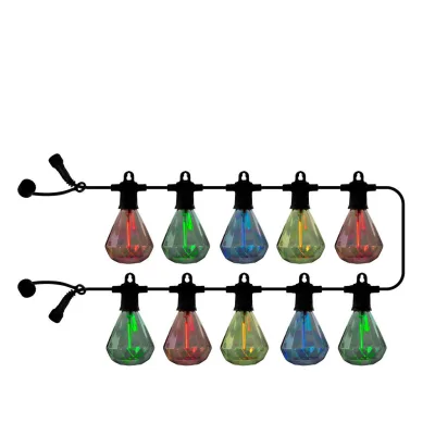 XXXLutz Lichterkette Living Schwarz 300 cm