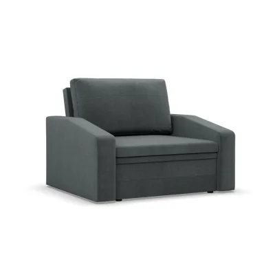 XXXLutz Loungesessel Dunkelgrau 118x80x87 cm