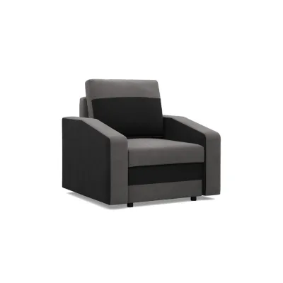 XXXLutz Loungesessel Grau, Schwarz 83x85x92 cm