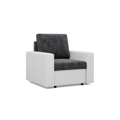 XXXLutz Loungesessel Schwarz, Grau 83x92x92 cm