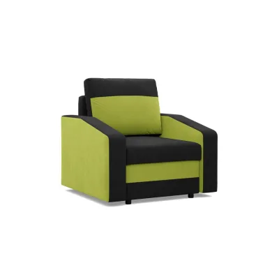 XXXLutz Loungesessel Schwarz, Grün 83x85x92 cm