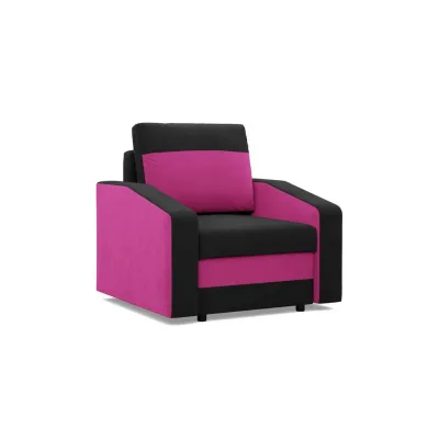 XXXLutz Loungesessel Schwarz, Pink 83x92x92 cm