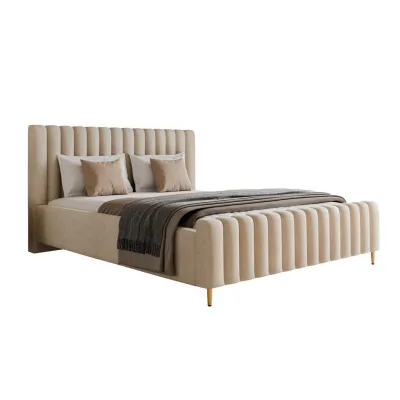 XXXLutz Polsterbett Beige 120x200 cm