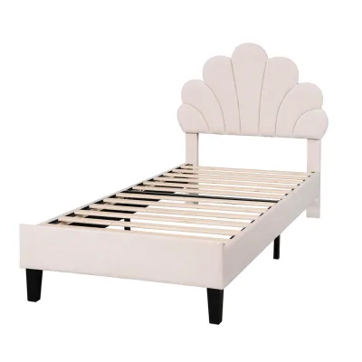 XXXLutz Polsterbett Beige 90x200 cm
