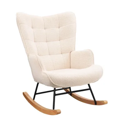 XXXLutz Schaukelstuhl, Beige 75x92x68 cm