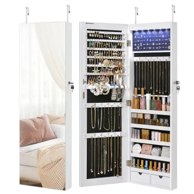 XXXLutz Schmuckschrank Weiß 37x108x9.3 cm
