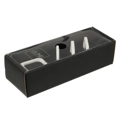 XXXLutz Serviettenringeset Weiß 6x23x9 cm