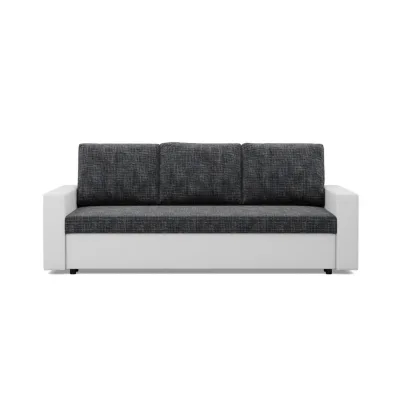 XXXLutz Sofa Schwarz, Grau 220x92x92 cm