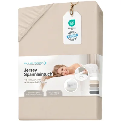 XXXLutz Spannbetttuch Creme 90-100x200 cm