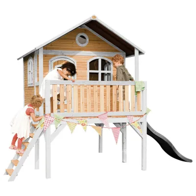 XXXLutz Spielhaus Braun, Grau, Weiß 380x274x212 cm