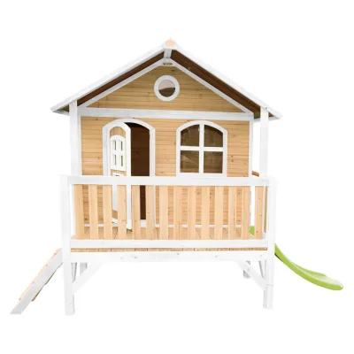 XXXLutz Spielhaus Spielhaus Stef Braun, Weiß 349x233x212 cm