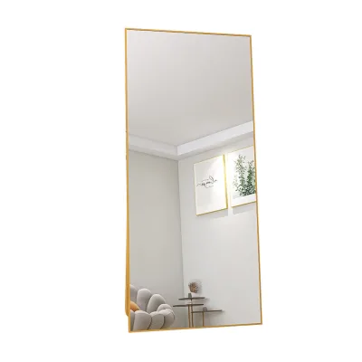 XXXLutz Standspiegel Gold 80x180x180 cm