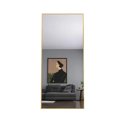 XXXLutz Standspiegel Gold 80x180x3 cm