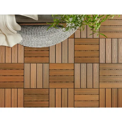 XXXLutz Terrassenfliese Teak 30x2.4x30 cm