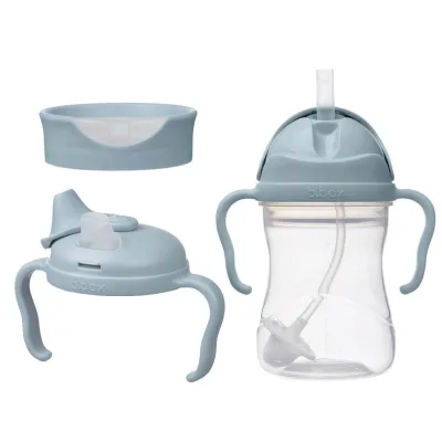 XXXLutz Trinklernbecher-Set Pastellblau 12x14x7 cm