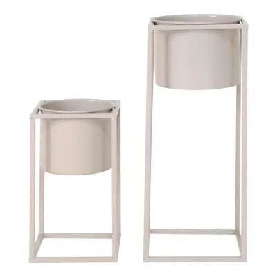 XXXLutz Übertopf-Set Beige