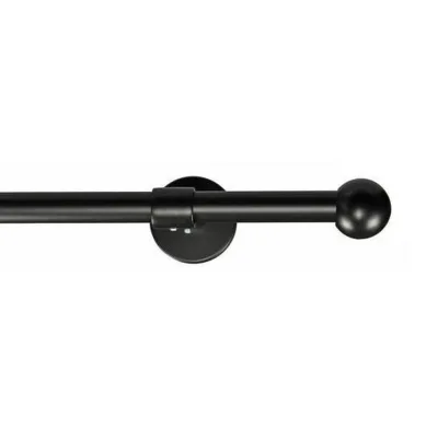 XXXLutz Vorhangstange Schwarz 160 cm