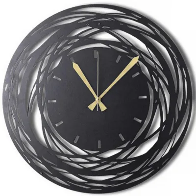XXXLutz Wanduhr Schwarz 70x70x0.2 cm
