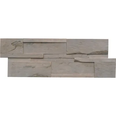 XXXLutz Wandverkleidung Driftwood Grau 20x2x56 cm
