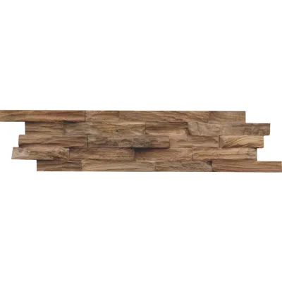 XXXLutz Wandverkleidung Teak Classic Braun 15x2x61 cm