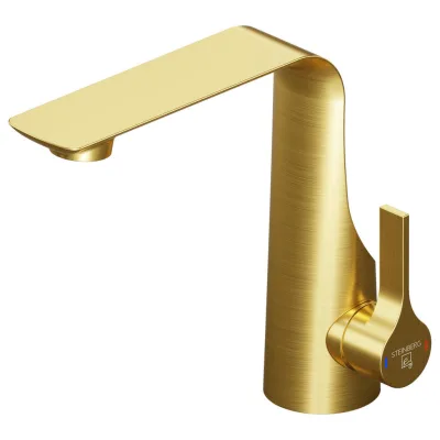 XXXLutz Waschtischarmatur Steinberg Serie 290 Gold 5.2x18.5x20.5 cm